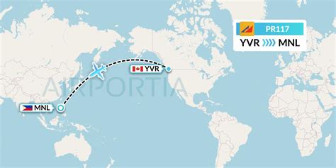 manila to vancouver flight duration.
